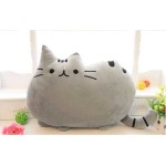 Cute Stuffed Grey Cat Plush Animal Soft Toy